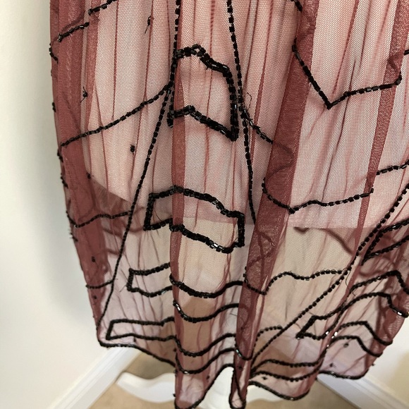 Gorgeous Free People beaded sheer slip dress! - Picture 8 of 13